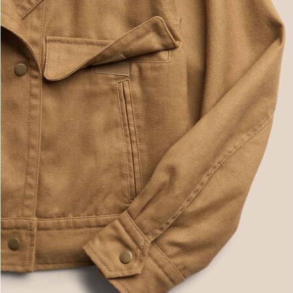 Banana Republic Amelia Flight Jacket - caramel apple camel - Picture 6 of 12